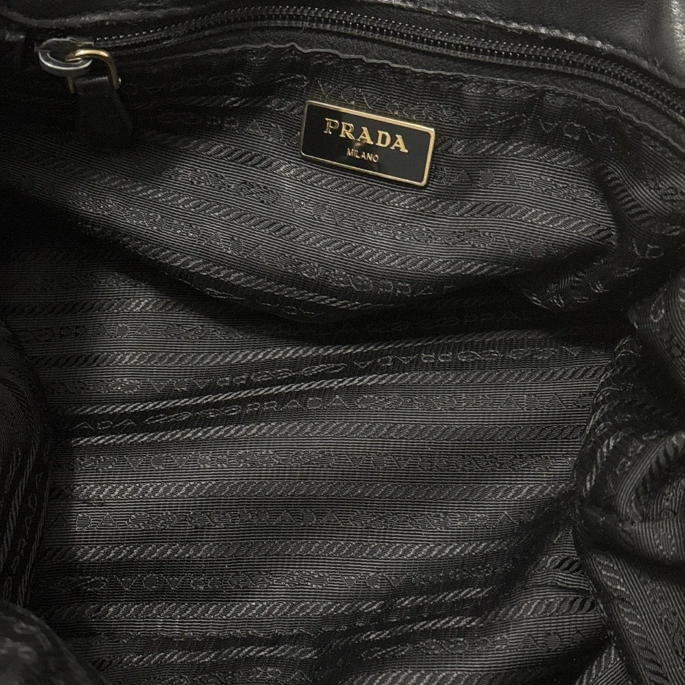 Prada tessuto nylon bauletto bow bag crossbody - Picture 8 of 16